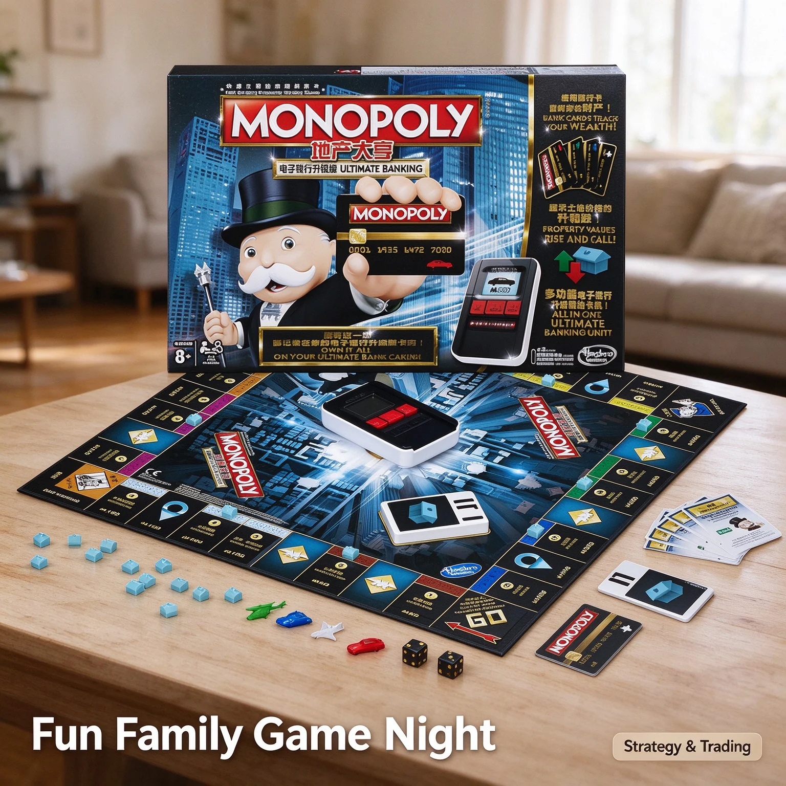 Hasbro Game Monopoly - Hasbro Monopoly Ultimate Banking Bordspel Eigendomshandel