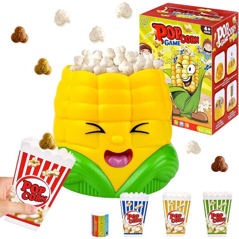 Party Games Night - Pop-up popcorn bordspellen, speelgoed voor jongens