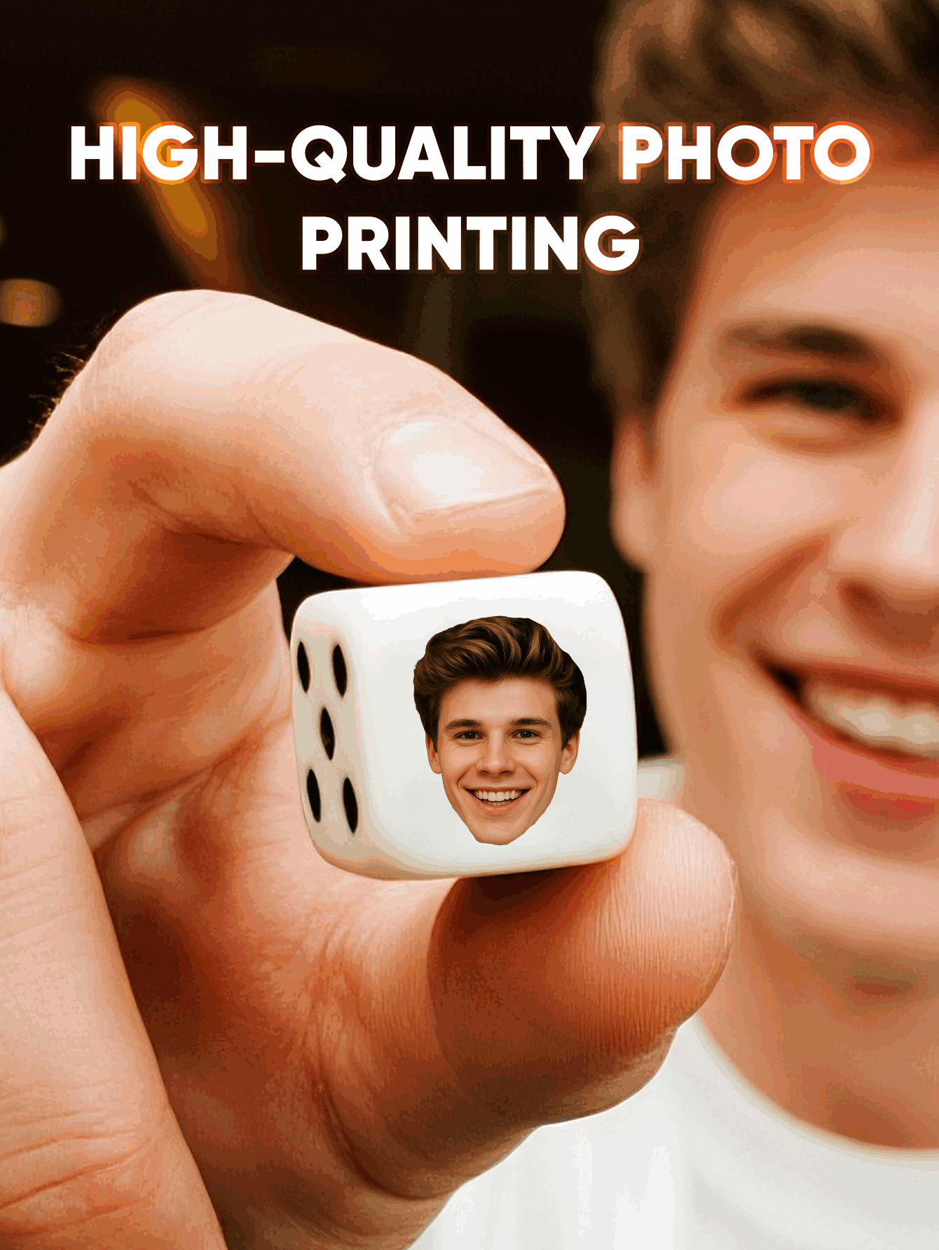 Aangepaste gezichtsdobbelstene - Party Games For Christmas recensie en prijs
