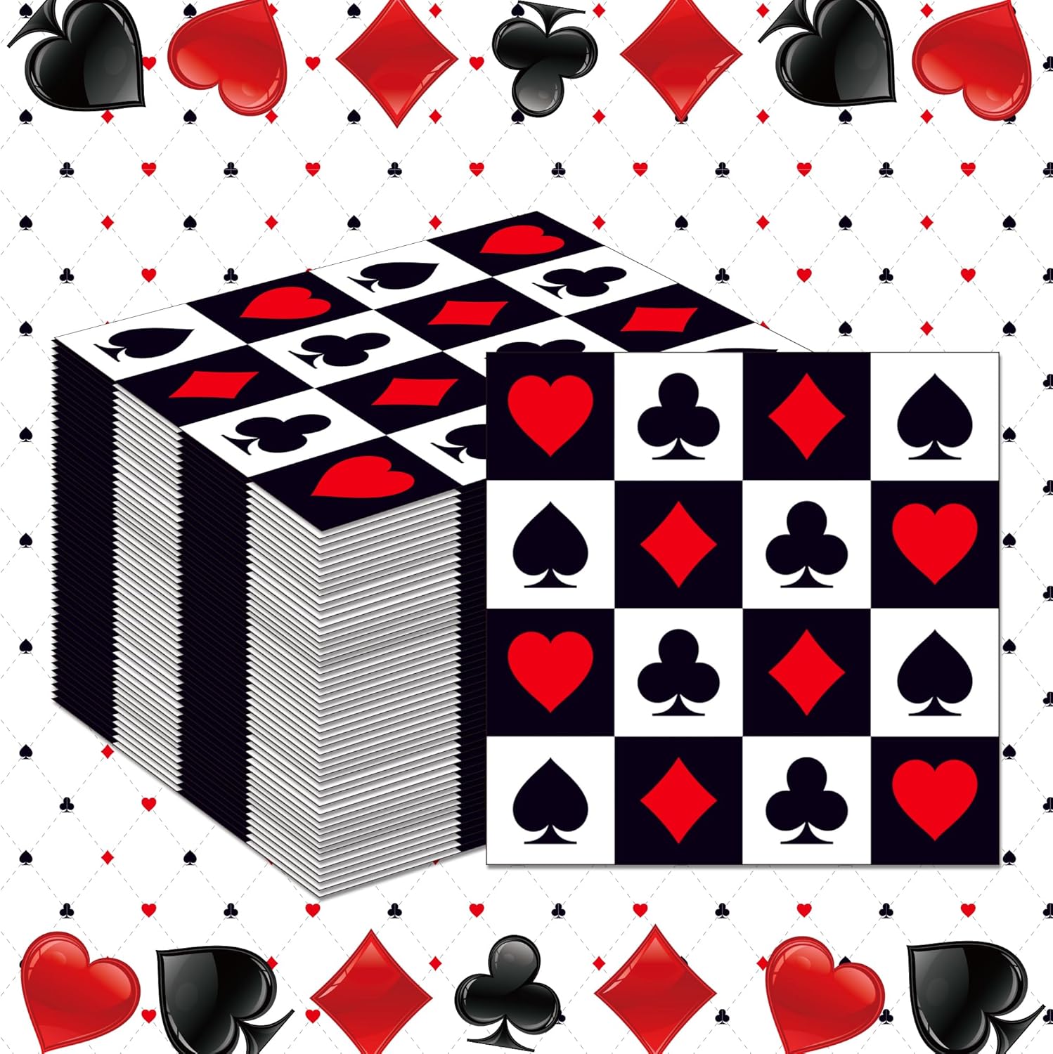 20/40/60/80 PCS Casino Thema P - Party Games Night recensie en prijs