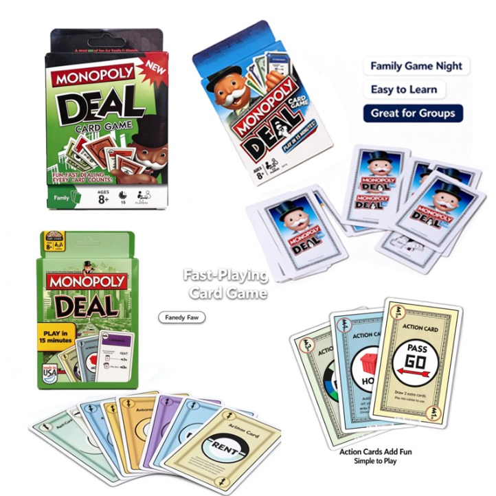 Hasbro Monopoly Deal, een kaar - Hasbro Game Monopoly recensie en prijs